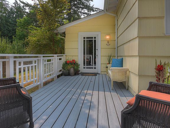 Front entrance and deck