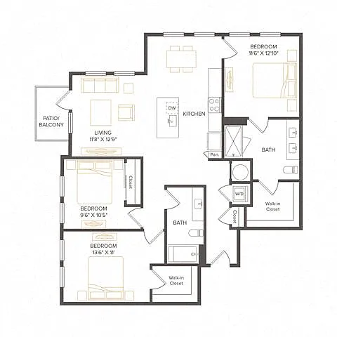 Floor plan C1