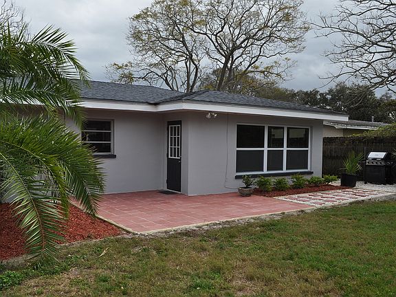 Pavered patio