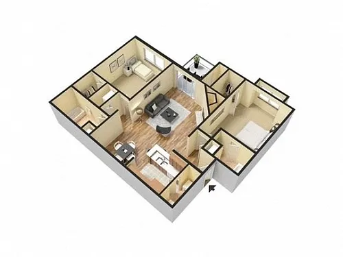 Floor plan B3