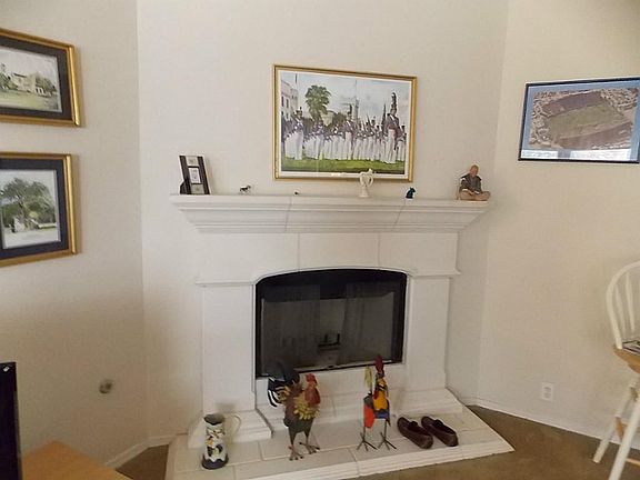 Beautiful fireplace that has never been used