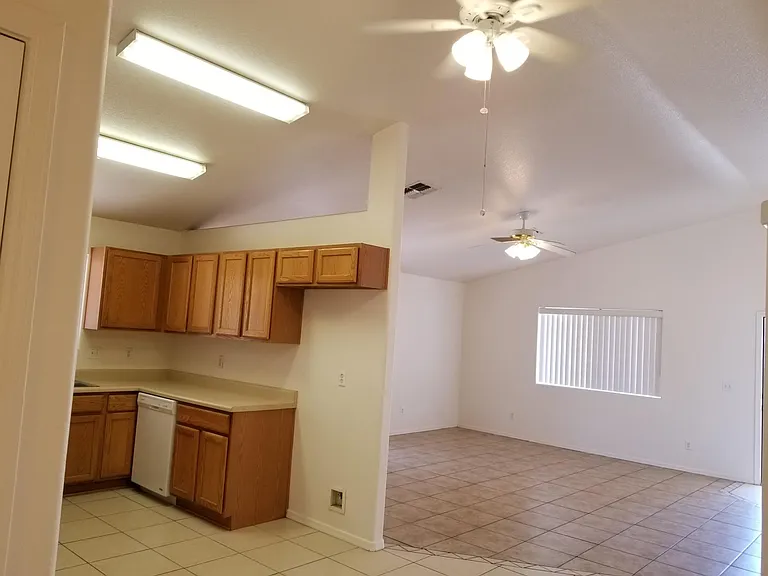 dining area to living room view