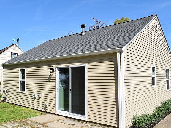 siding, roof, doors, windows