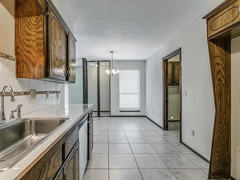 Laundry and garage access to right