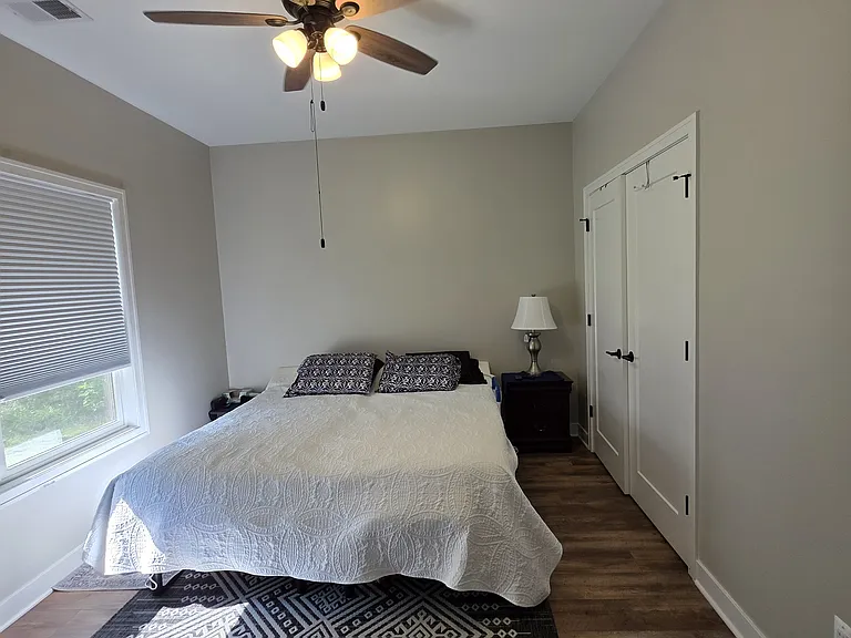Primary Bedroom with large window