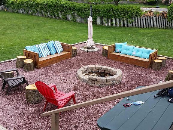 Fire pit area
