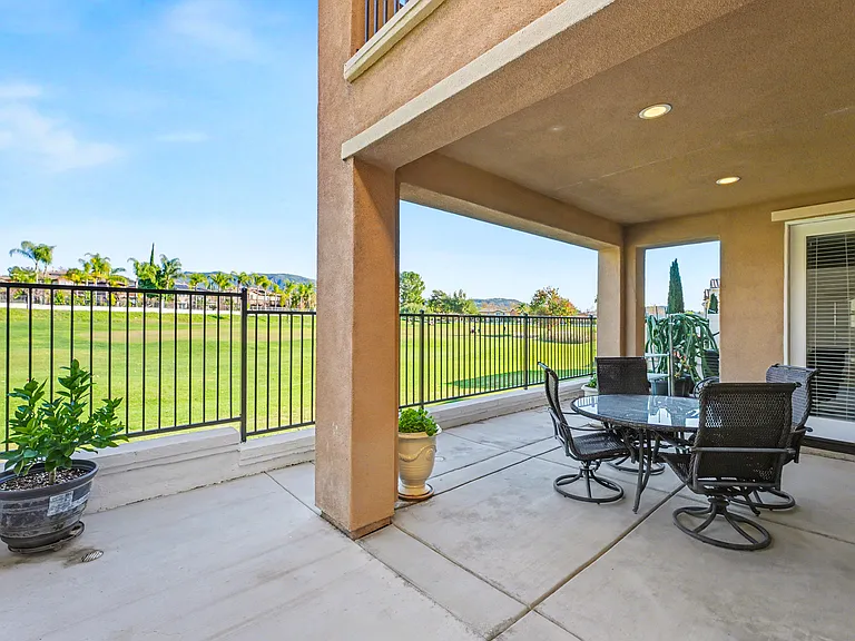 Covered patio