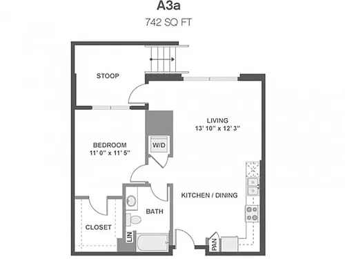 Floor plan A3a
