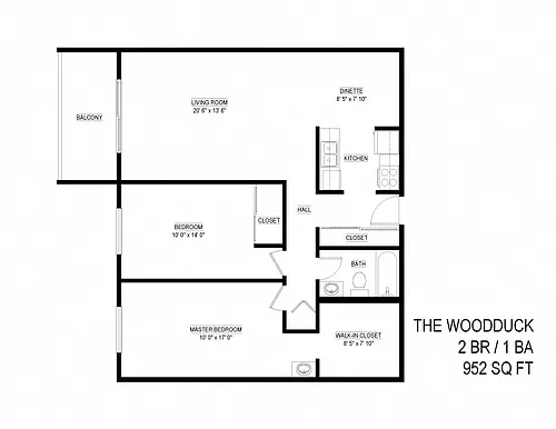 Floor plan The Woodduck