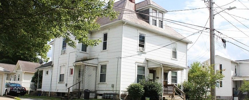 Front of apartment