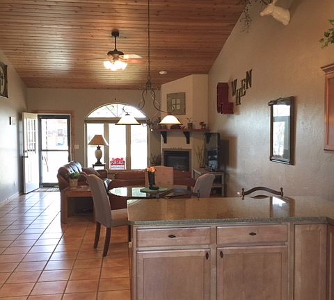 Open Kitchen & Living Area