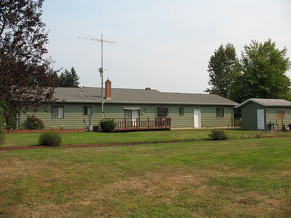 Back view & small shed