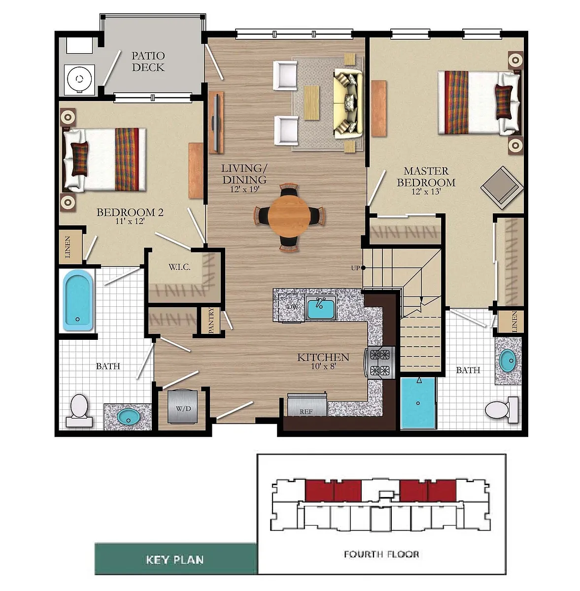 Floor plan Laurel Loft