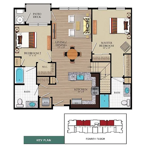 Floor plan Laurel Loft
