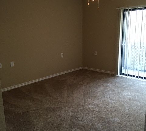 Spacious bedrooms with ceiling fans