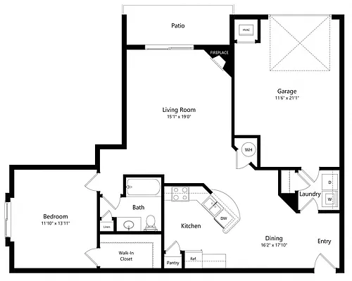 Floor plan The Cove