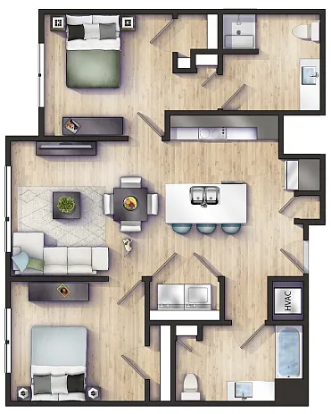 Floor plan B1