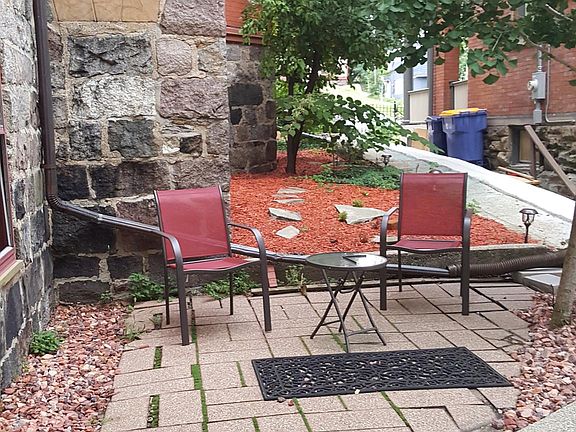 Common area at rear of house