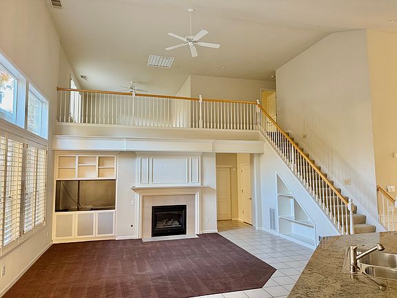 Vaulted Living Area With Loft