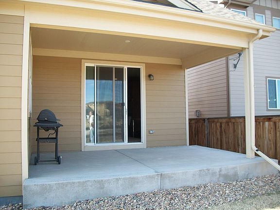 private covered patio