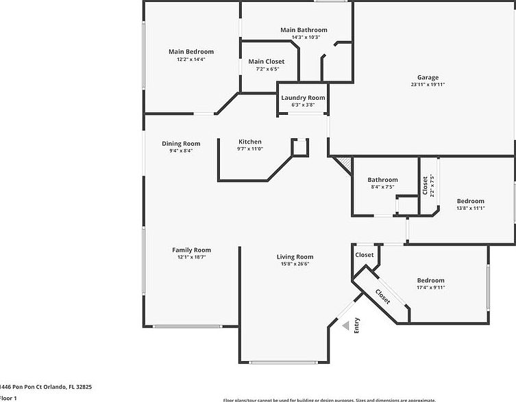 1446 Pon Pon Ct, Orlando, FL 32825 | Zillow
