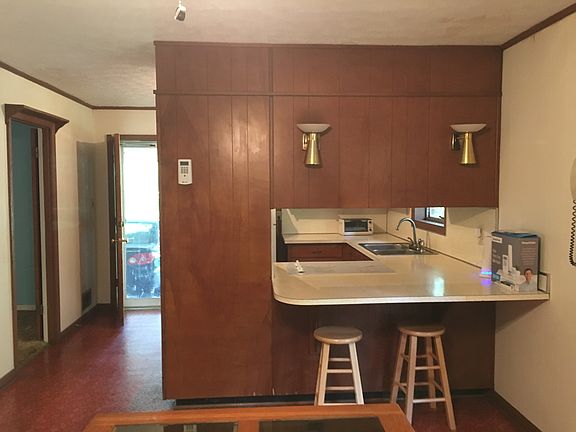 Kitchen view from dinning rm