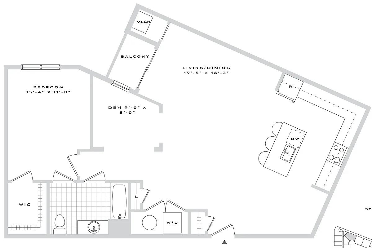 Floor plan B1-A20