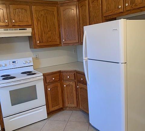New Fridge in kitchen.