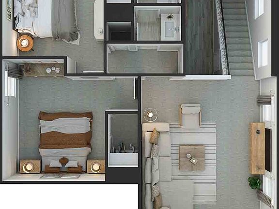 Heron 3D Second Floor Plan