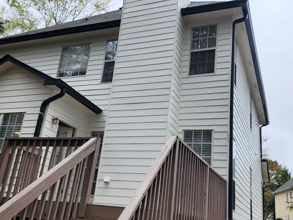 Back View. Newly painted interior and exterior.