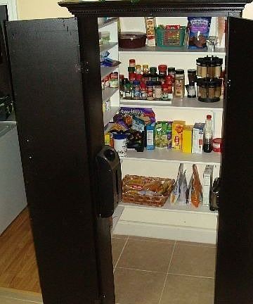Unique Walk-In Pantry