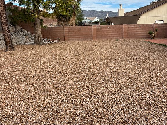 Large backyard
