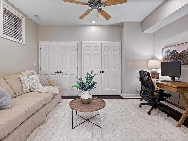 Downstairs bedroom/office