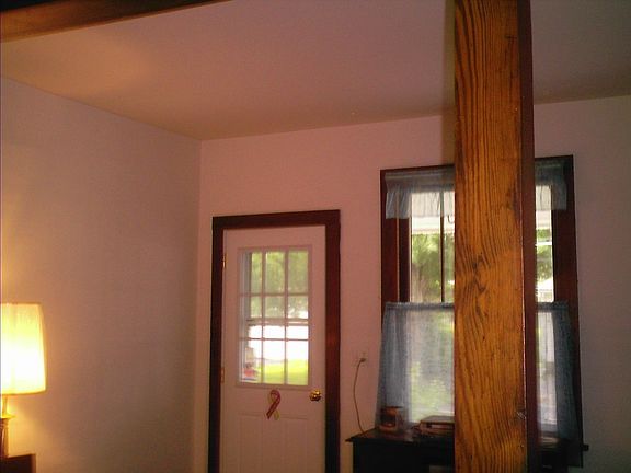 Large rooms, original cherry woodwork