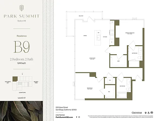 Floor plan Park summit _B9