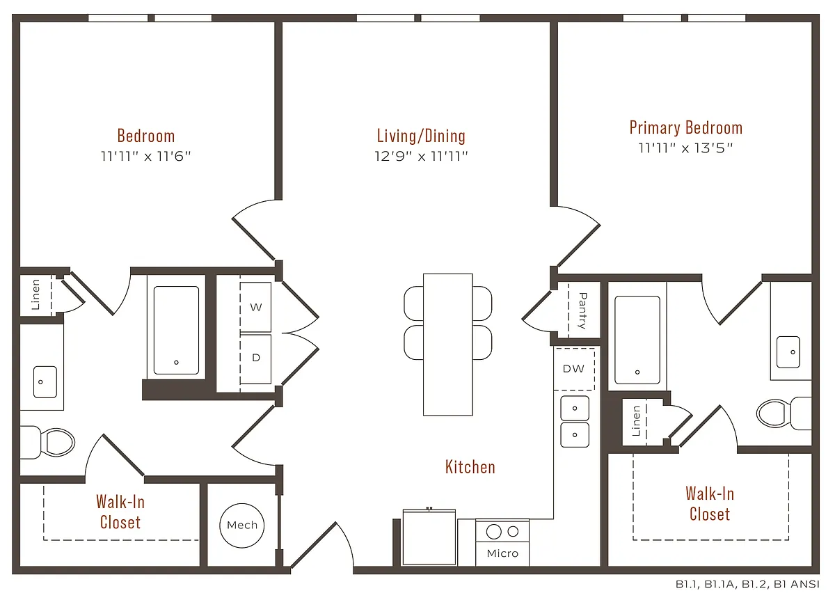 Floor plan B1