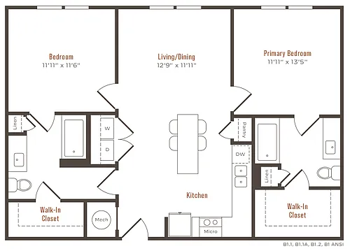 Floor plan B1