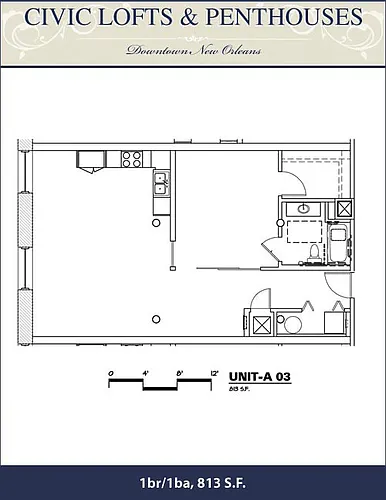 Floor plan A203