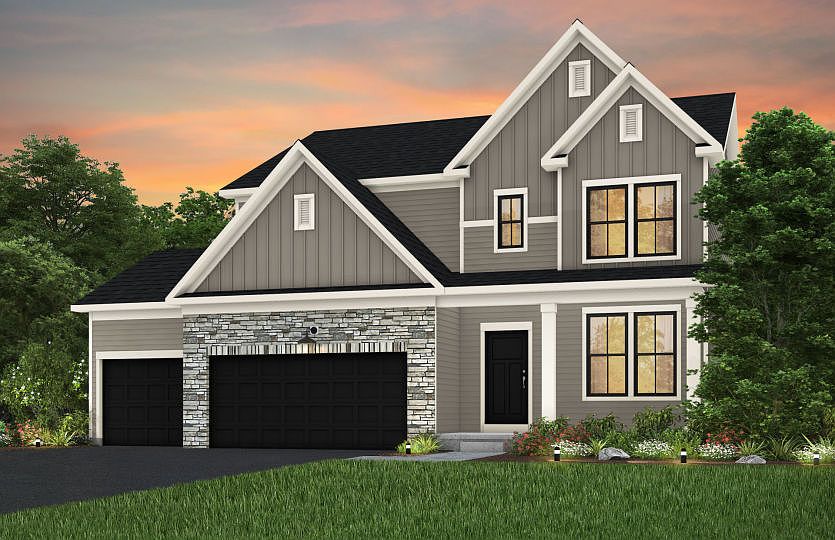 Mercer Farmhouse Exterior Elevation