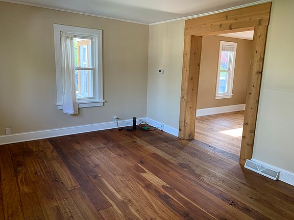 Living room off dining area