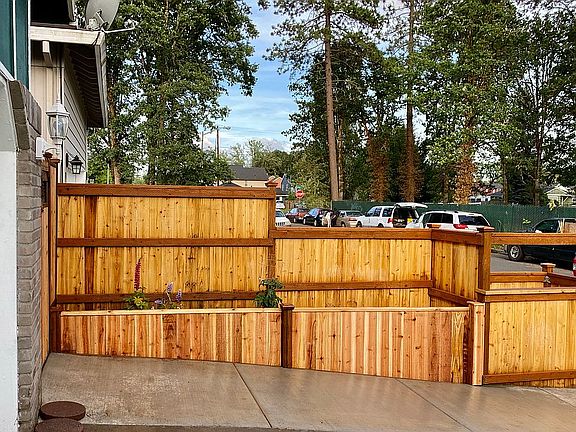 Driveway has been extended 