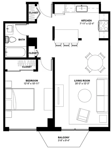 Floor plan The Goethe