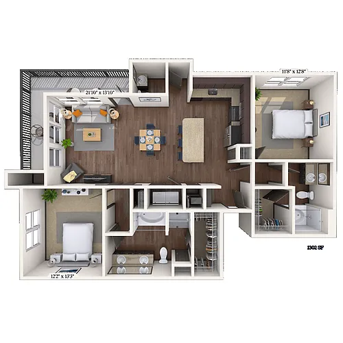 Floor plan Meridian