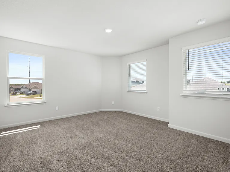 The secondary bedrooms are the perfect space for children's bedrooms or guest rooms.