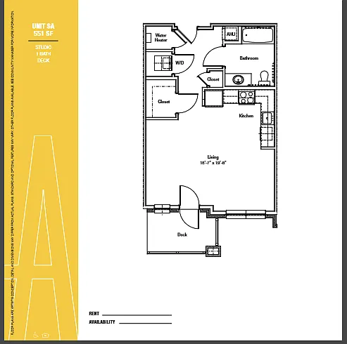 Floor plan Studio