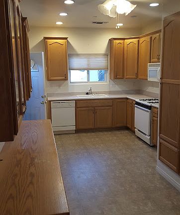Full view of kitchen
