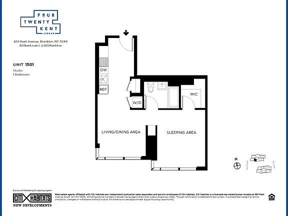 2nd image of 420 Kent Ave APT 1501