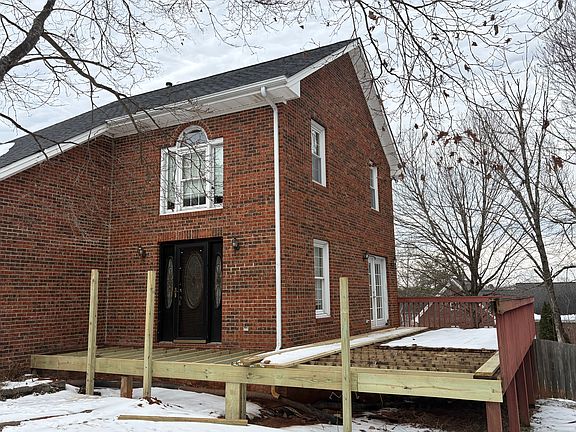 The deck is in progress.