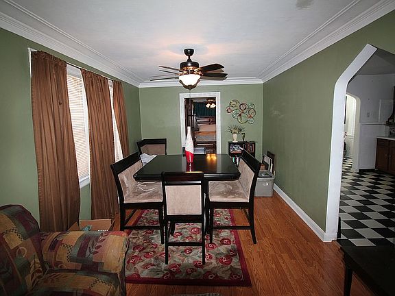 Dining room from living room
