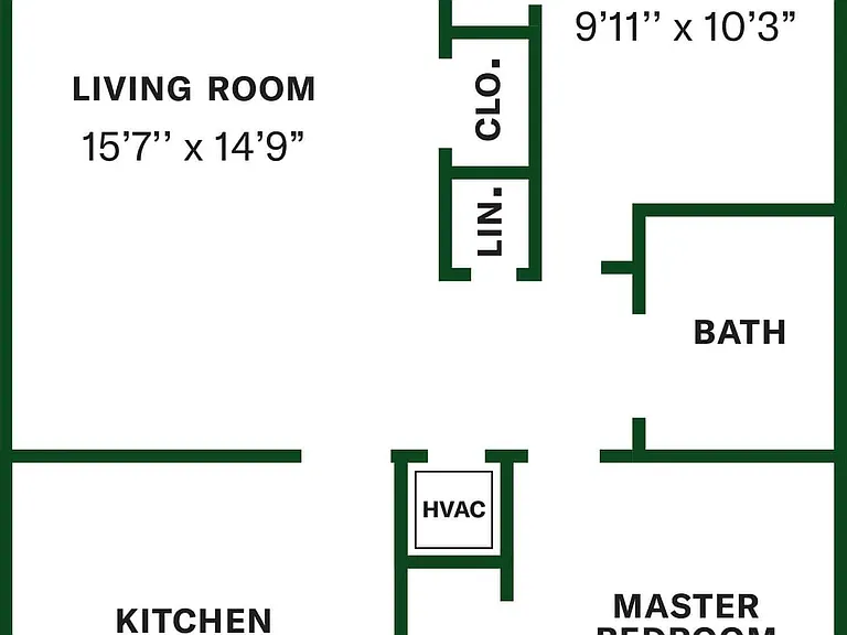 2 Bed 1 Bath Azalea